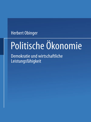 cover image of Politische Ökonomie